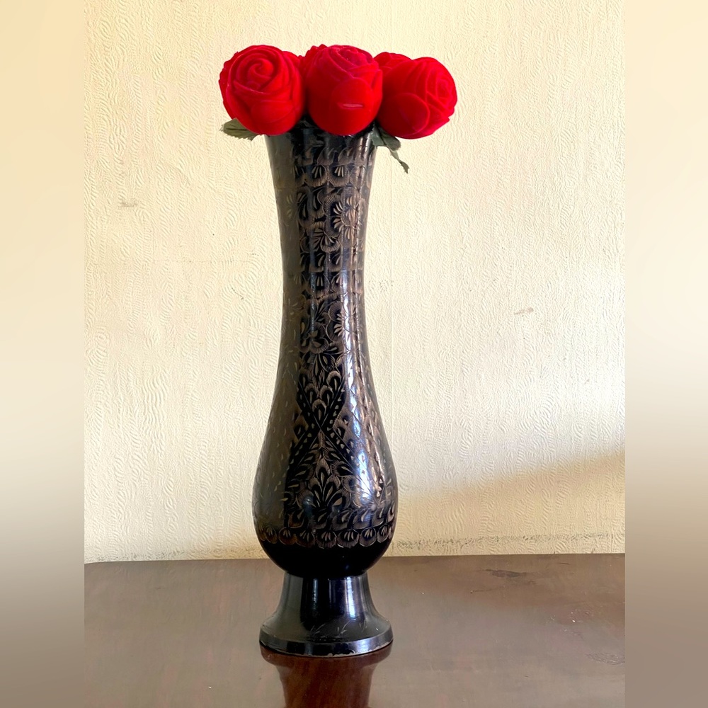 Hand carved Vintage Vase